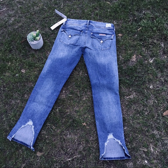 NWT Hudson Jeans Collin Destroyed Hem Skinny Jeans - Picture 4 of 6